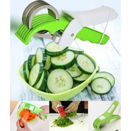 Multi Vegetable Cutter with 5 Interchangeable Blades