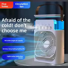 Portable Rechargeable Fan+Humidifier+Air Cooler